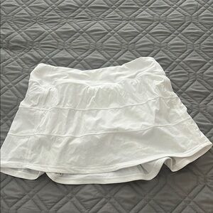 Lululemon White Tennis Skirt